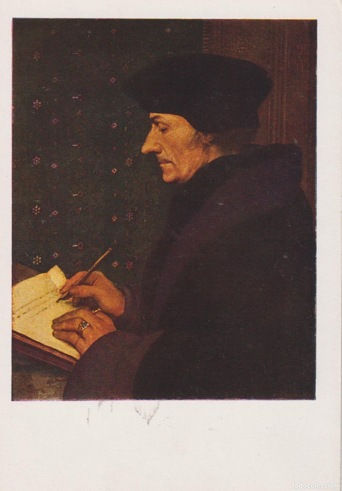 Postales: POSTAL DE LA OBRA DE HANS HOLBEIN, RETRATO DE DIDIER ERASME - EDITIONS NOMIS 268 - S/C