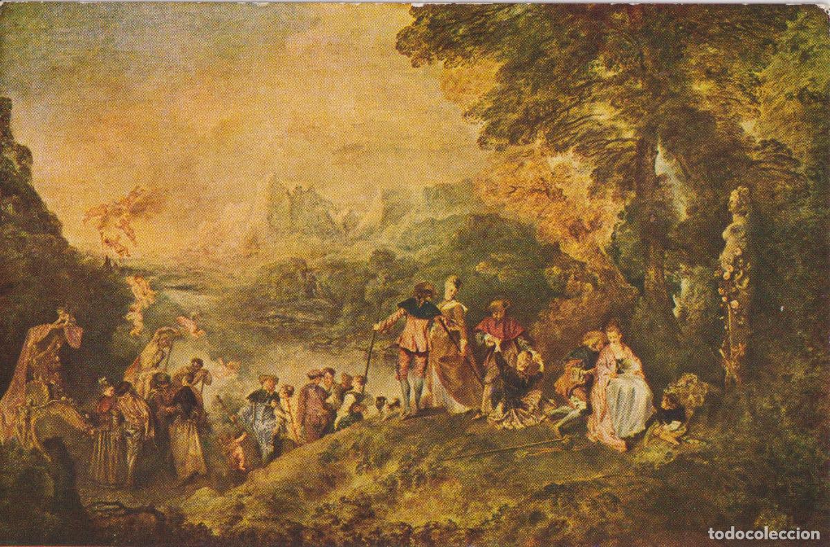 Postales: POSTAL DE LA OBRA DE JEAN-ANTOINE WATTEAU, EL EMBARQUE PARA CITERES - EDITIONS NOMIS 5963 - S/C