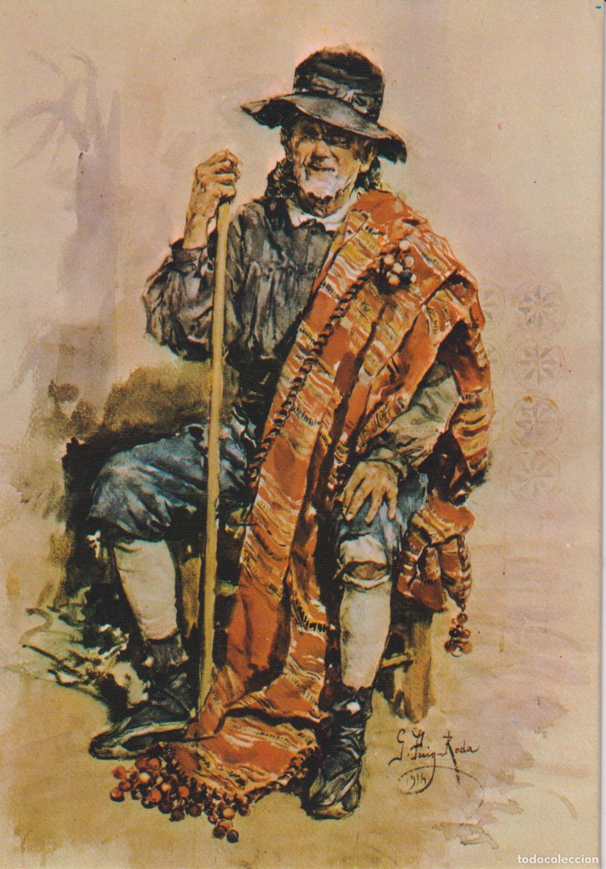 Postales: POSTAL DE LA OBRA DE GABRIEL PUIG-RODA, TIPO DE MAESTRAZGO - MUSEO BELLAS ARTES CASTELL&Oacute;N - S/C