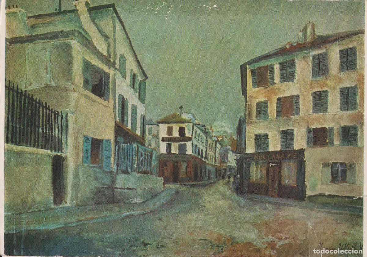 Postales: POSTAL DE LA OBRA DE MAURICE UTRILLO, LA CALLE NORVINS - TEDITIONS NOMIS N&ordm;6621 - S/C