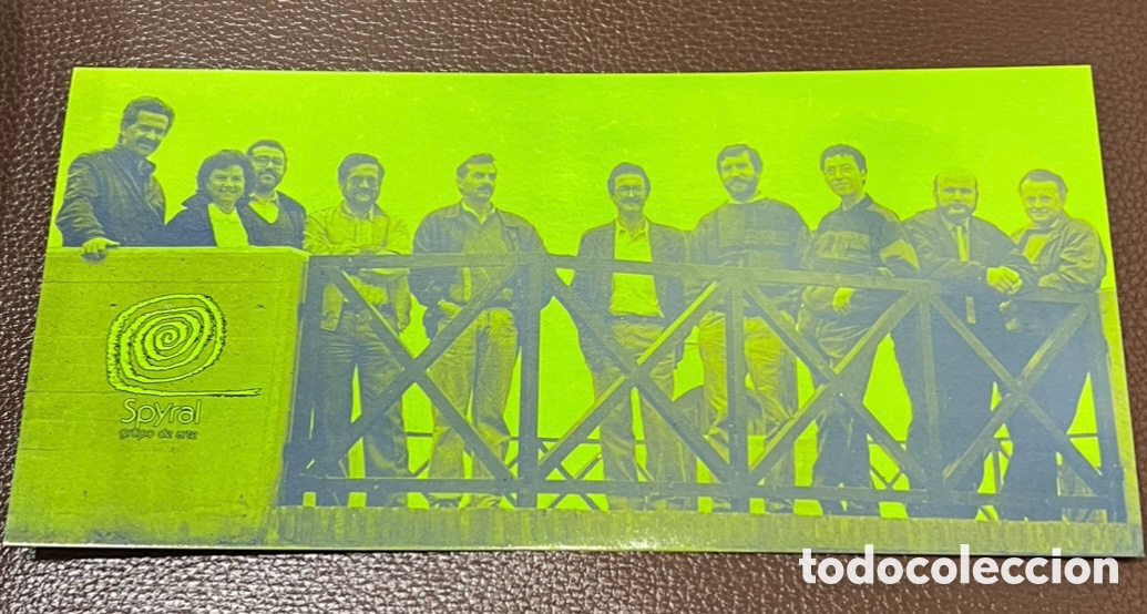 Postales: Postal de Arte. Grupo SPYRAL. Artistas. Murcia. A&ntilde;os 80.