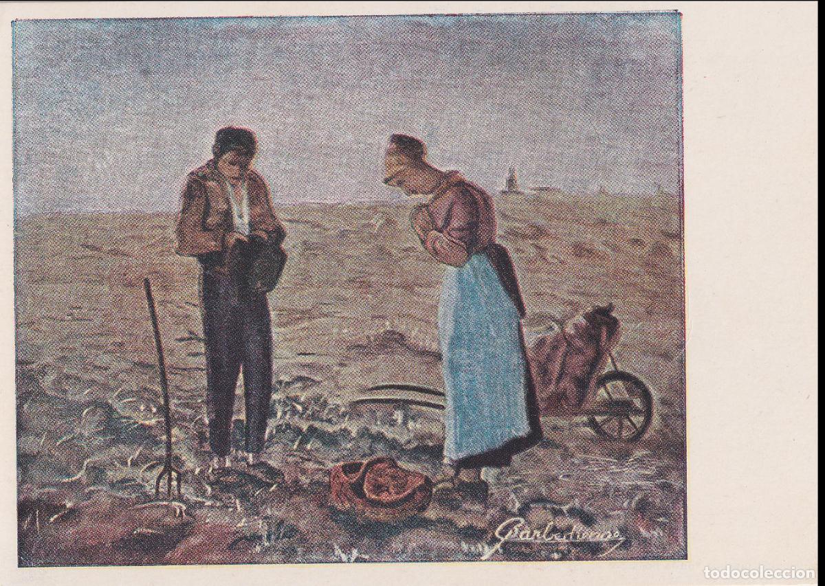 Postales: POSTAL DE LA OBRA DE G. BARBEDIENNE , EL ANGELUS &ndash; ED.ARTI MUTIS N&ordm;1406 &ndash; S/C