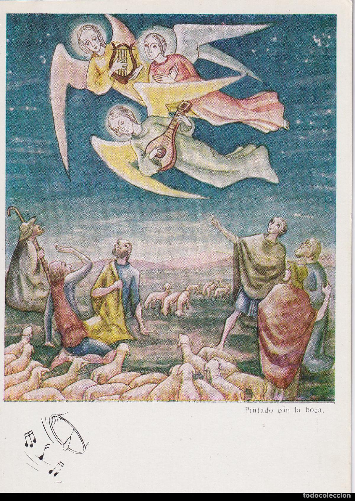 Postales: POSTAL DE LA OBRA DE I. SCHRICKER , LA ANUNCIACI&Oacute;N A LOS PASTORES &ndash; ED.ARTI MUTIS N&ordm;1817 &ndash; S/C