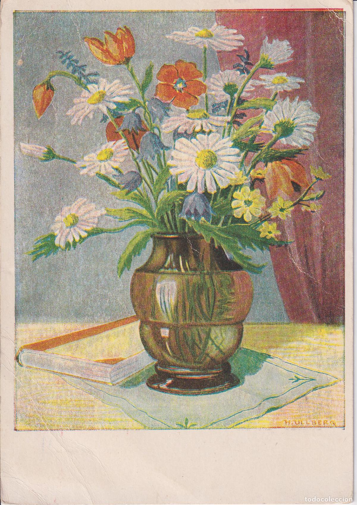Postales: POSTAL DE LA OBRA DE H. ULLBERG , JARRON CON MARGARITAS &ndash; ED.ARTI MUTIS N&ordm;1108 &ndash; S/C