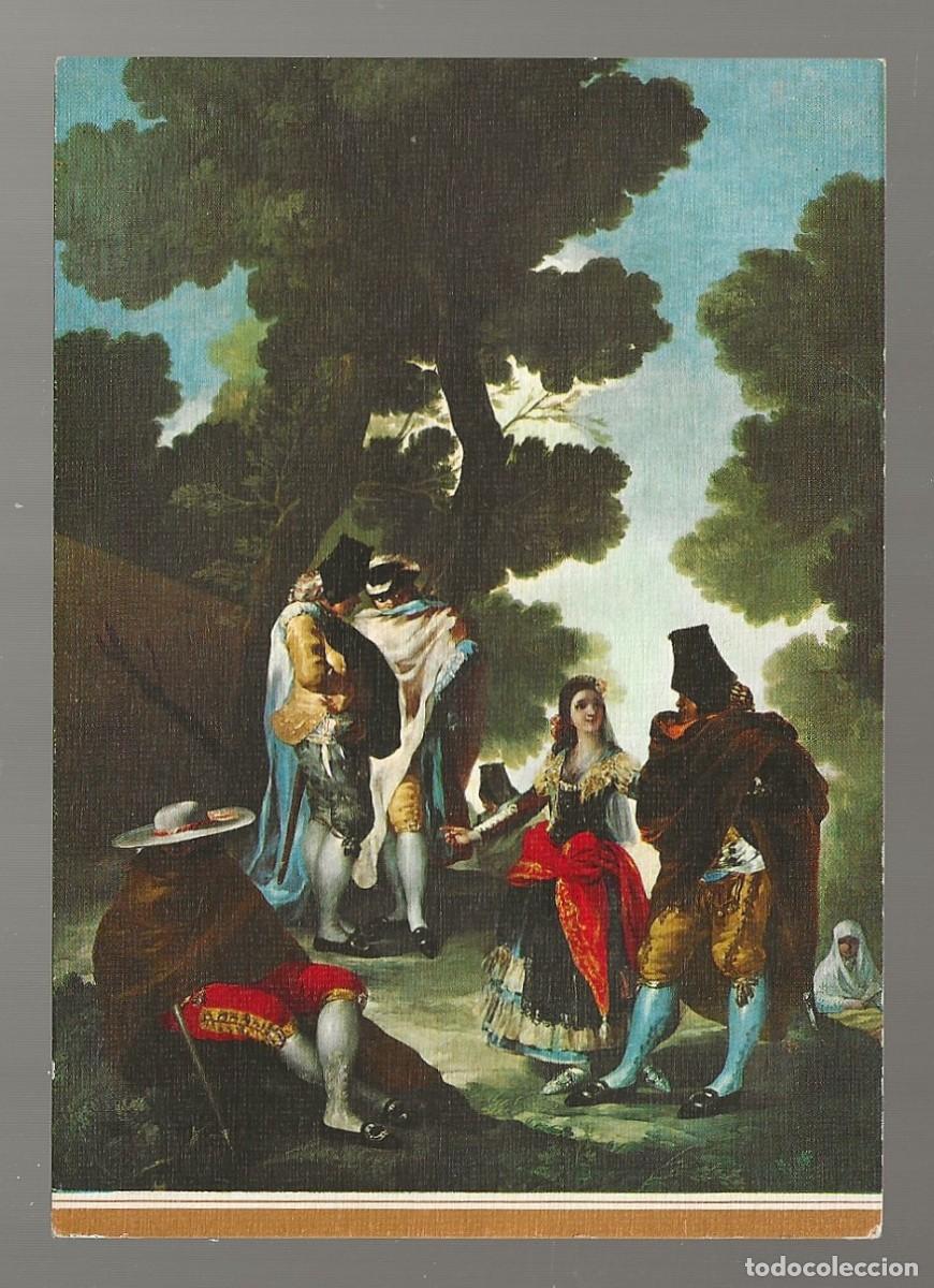 Postales: POSTAL - LA MAJA Y LOS EMBOZADOS - GOYA - MUSEO DEL PRADO - MADRID - SIN CIRCULAR