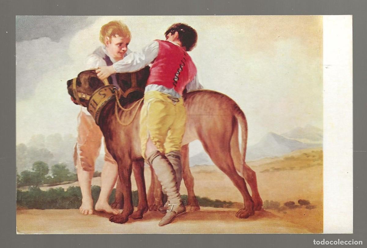 Postales: POSTAL - DOS NI&Ntilde;OS CON UN MAST&Iacute;N - GOYA - MUSEO DEL PRADO - MADRID - SIN CIRCULAR
