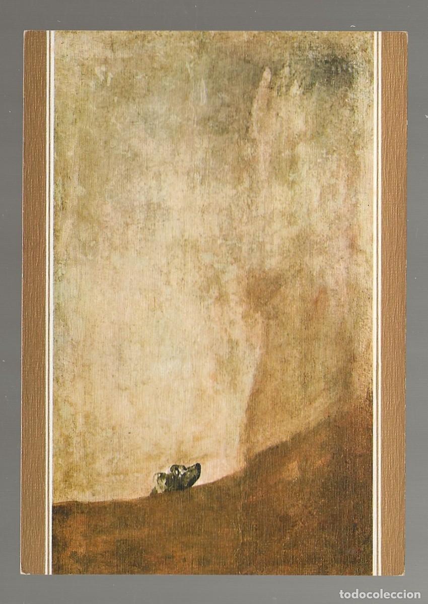 Postales: POSTAL - PERRO ENTERRADO EN LA ARENA - GOYA - MUSEO DEL PRADO - MADRID - SIN CIRCULAR