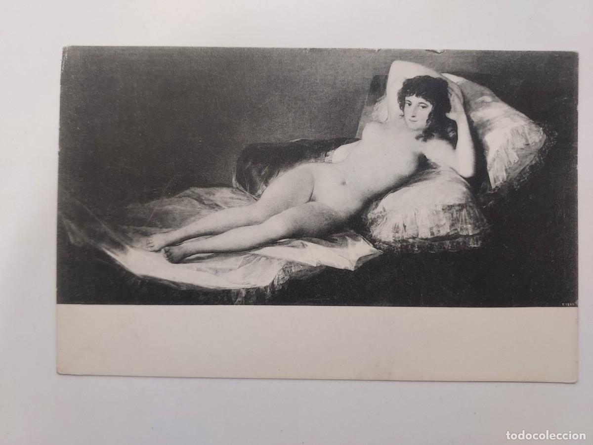 Postales: POSTAL ANTIGUA. GOYA - LA MAJA DESNUDA. TRASERA EN BLANCO. S/C. ESTAMPA