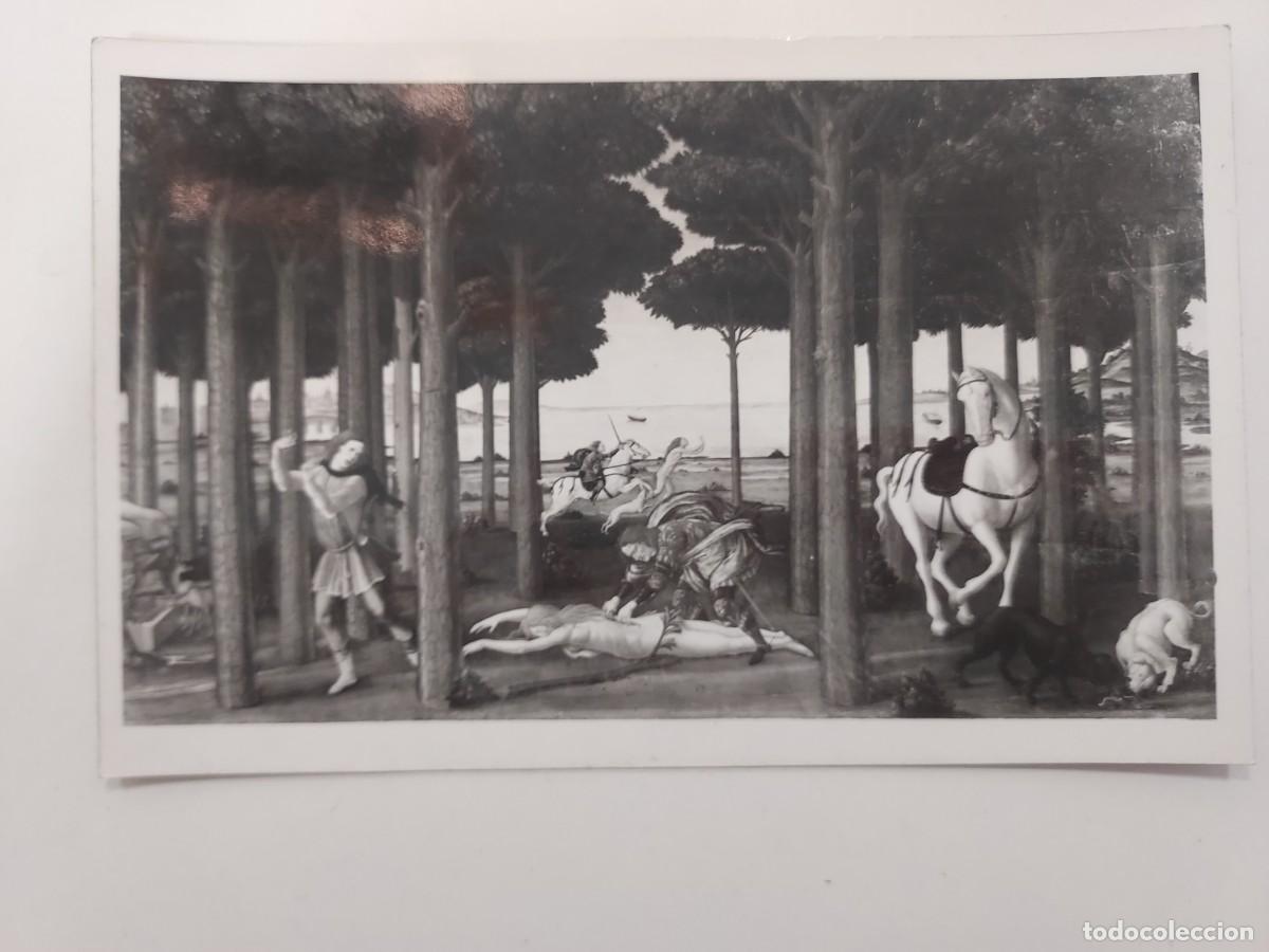 Postales: POSTAL MADRID MUSEO DEL PRADO. BOTTICELLI - LA HISTORIA DE NASTAGIO. S/C. ANTIGUA