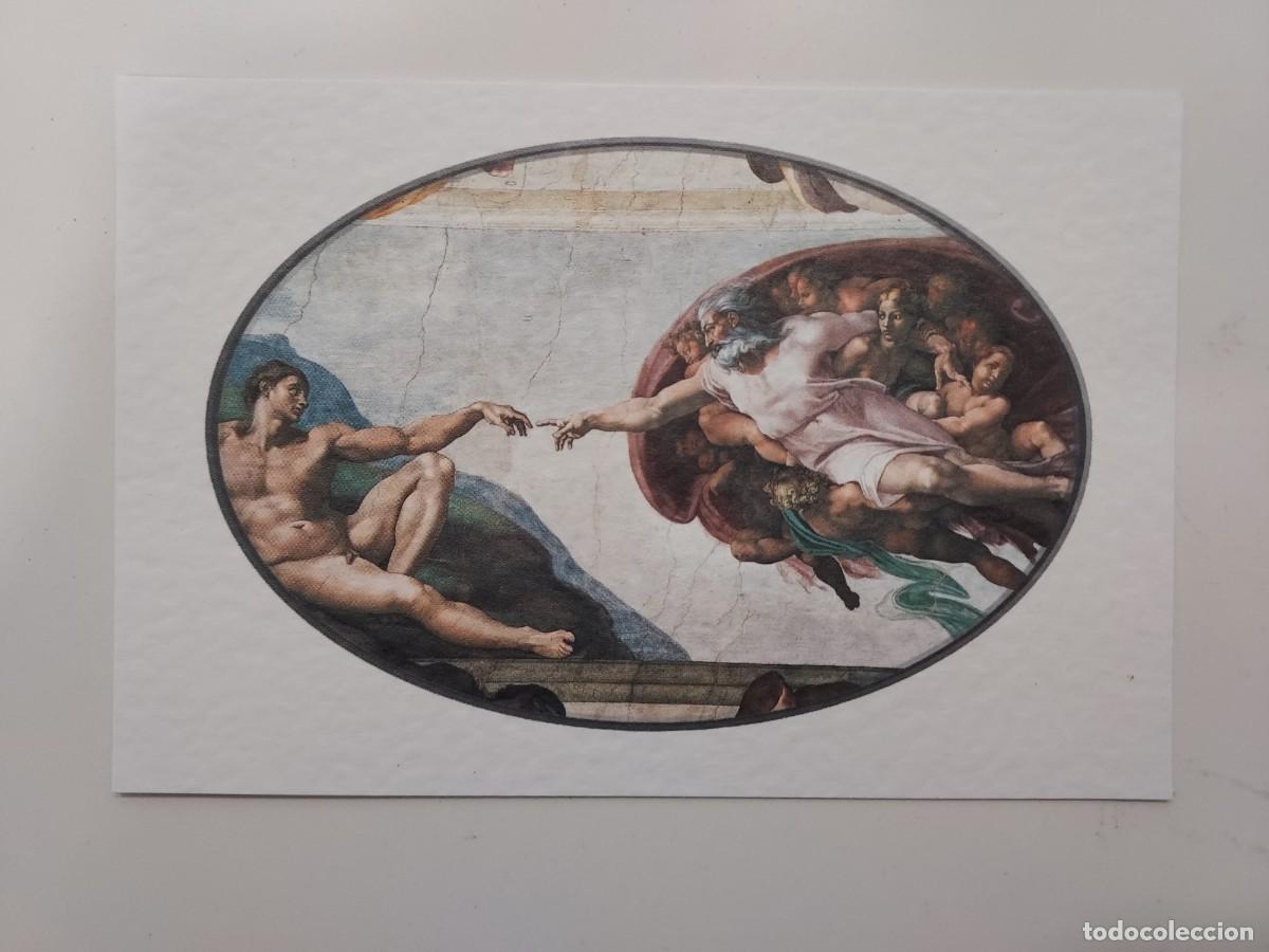 Postales: POSTAL ILUSTRADA. ROMA, LA CREAZIONE DI ADAMO. NUCCIO ART. S/C. VER TRASERA