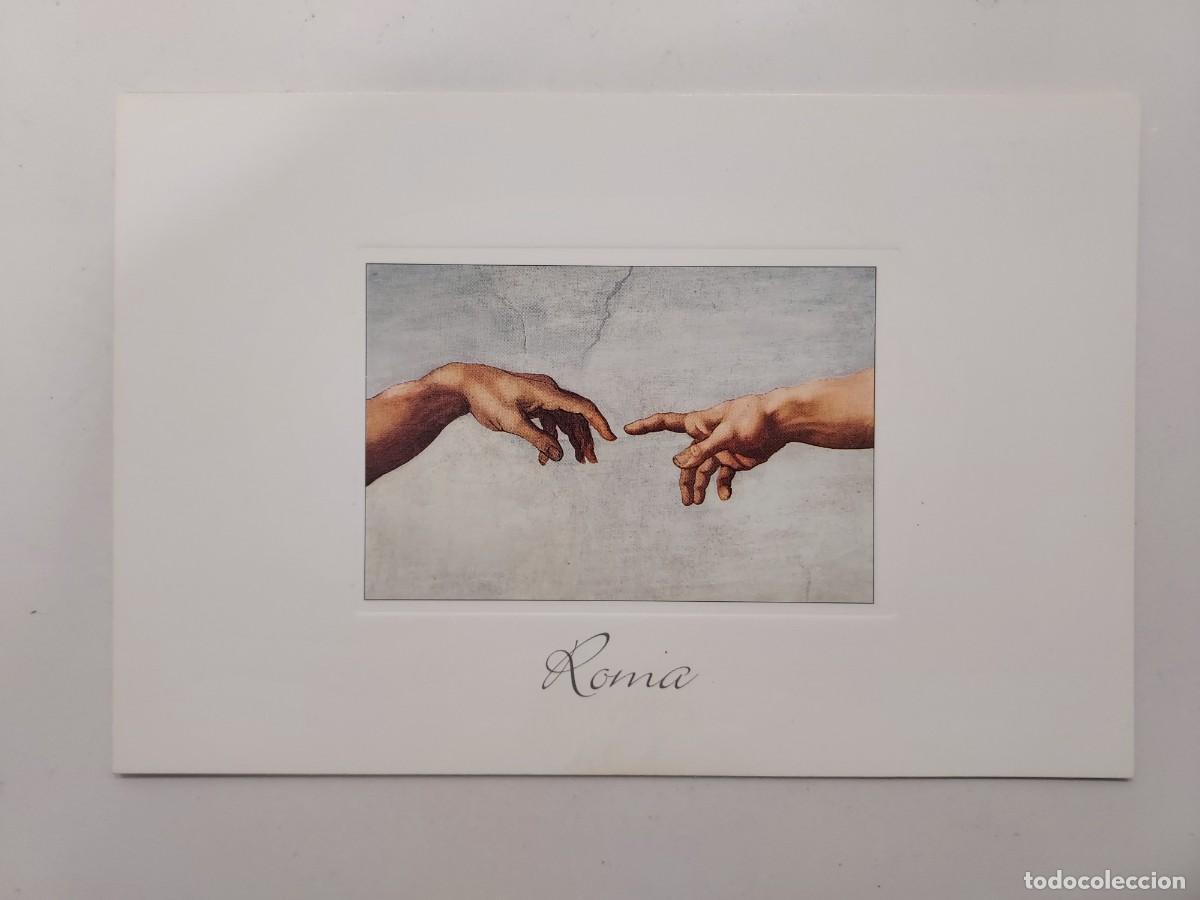 Postales: POSTAL ROMA, VATICANO, CAPPELLA SISTINA, CREAZIONE DI ADAMO. S/C. INDACO. MICHELANGELO