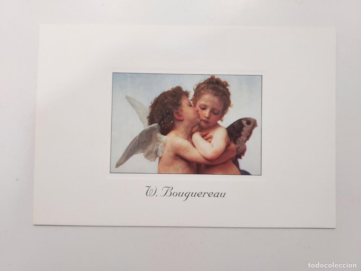 Postales: POSTAL WILLIAM BOUGUEREAU. IL PRIMO BACIO. S/C. INDACO
