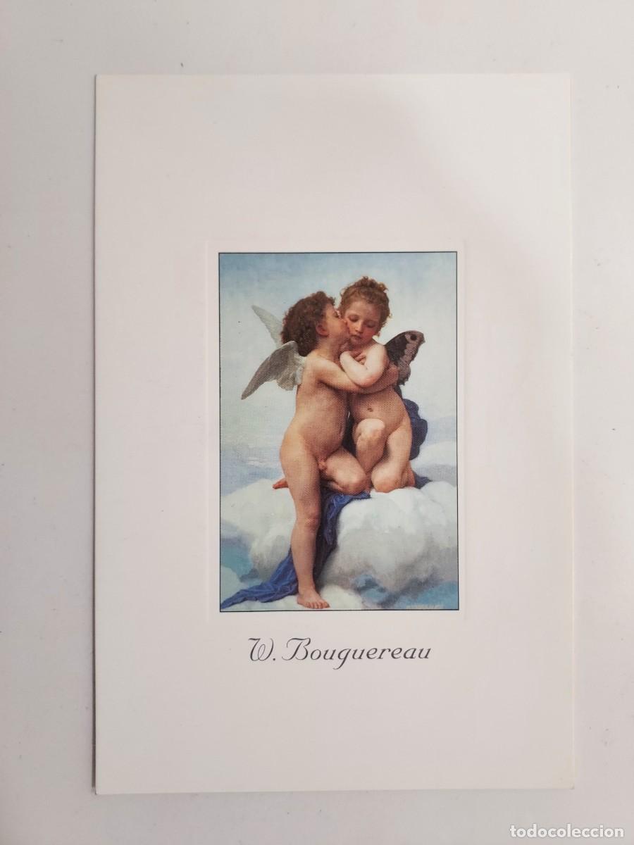 Postales: POSTAL WILLIAM BOUGUEREAU (1825-1905). IL PRIMO BACIO. S/C. INDACO