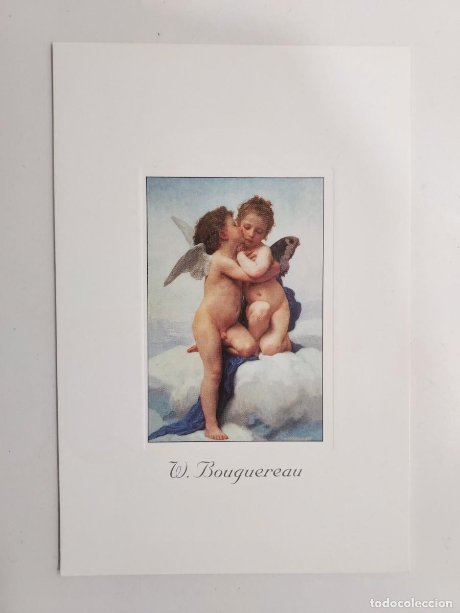 Postales: POSTAL WILLIAM BOUGUEREAU (1825-1905). IL PRIMO BACIO. S/C. INDACO