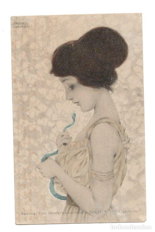Postales: TARJETA POSTAL MODERNISTA DE RAPHAEL KIRCHNER. ALEMANIA, C. 1900