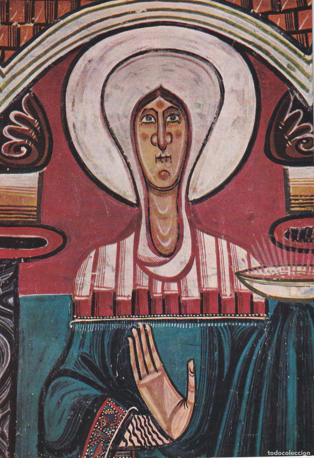 Postales: POSTAL DE LA OBRA DEL MAESTRO DE SANT CLIMENT DE TAULL, LA VIRGEN - ED.SALVE - S/C