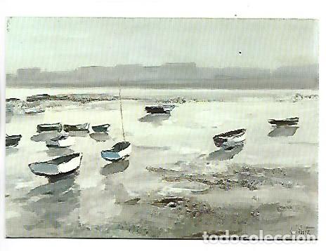 Postales: BARQUES A MAREE BASSE.- (GEORGES LAPORTE) - Foto 1