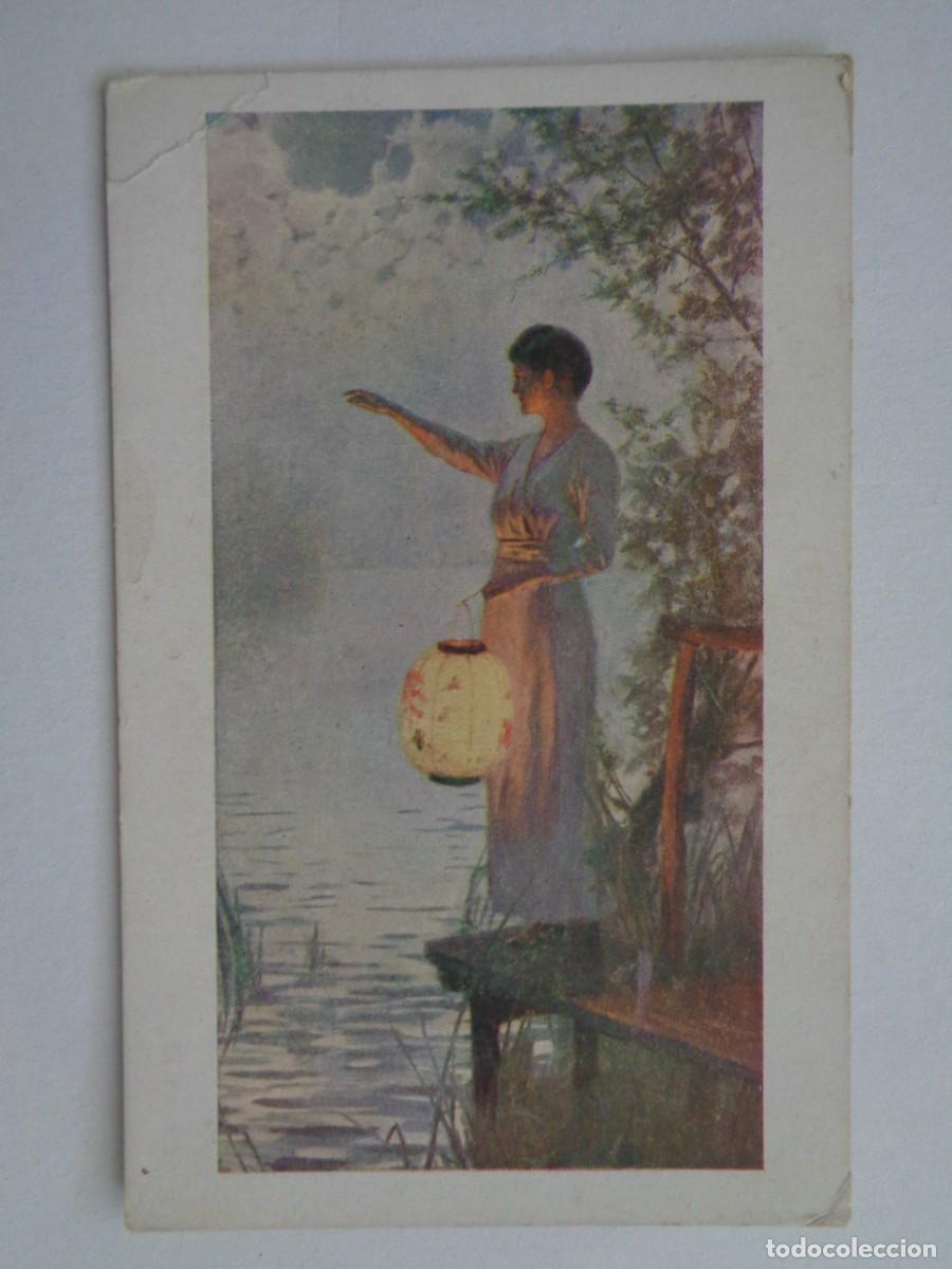Postales: POSTAL CON PINTURA DE P. TARRANT : EL ADIOS . PRINCIPIOS DE SIGLO