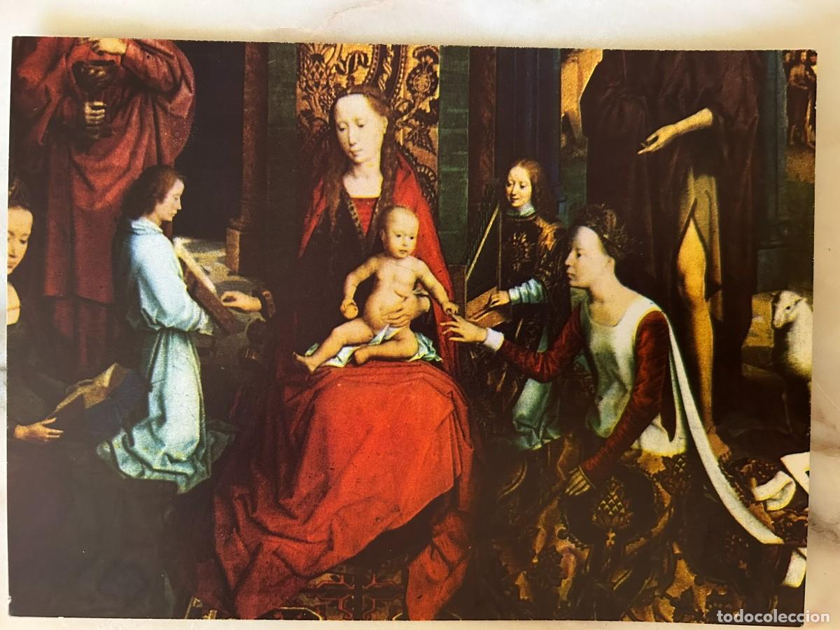 Postales: BODAS M&Iacute;STICAS DE SANTA CATALINA - HANS MEMLING 1479 - ARTE G&Oacute;TICO - DIPASIC INIBSA c. 1958
