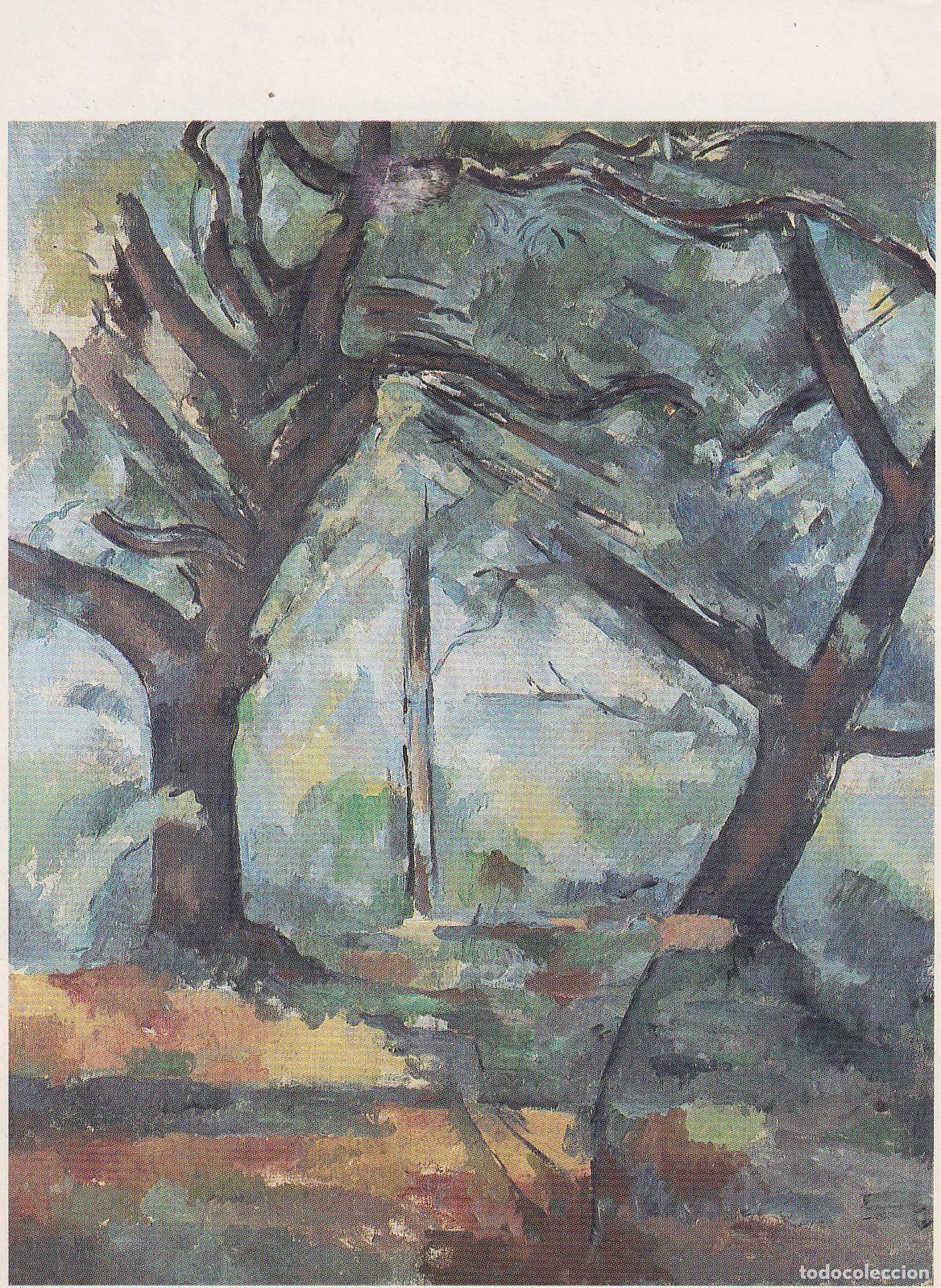 Postales: POSTAL DE LA OBRA DE PAUL CEZANNE, LOS ARBOLES GRANDEZ - NATIONAL GALLERY OF SCOTLAND - S/C