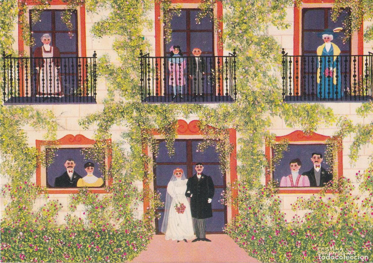 Postales: PINTURA NA&Iuml;F - LA BODA - AUTOR: CRISTINA BORONDO - EDITA KEKES T20 - S/C