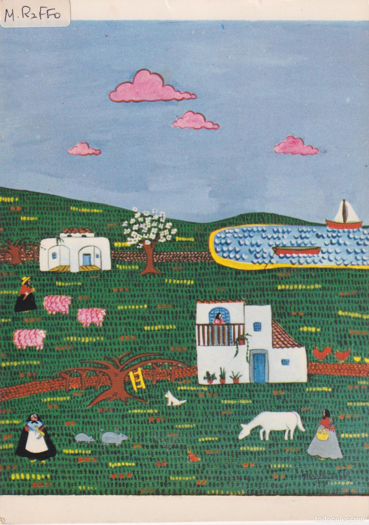 Postales: PINTURA NA&Iuml;F - IBIZA, CAMPO - AUTOR: MARTA RAFFO - POSTALES KOLORHAM - S/C