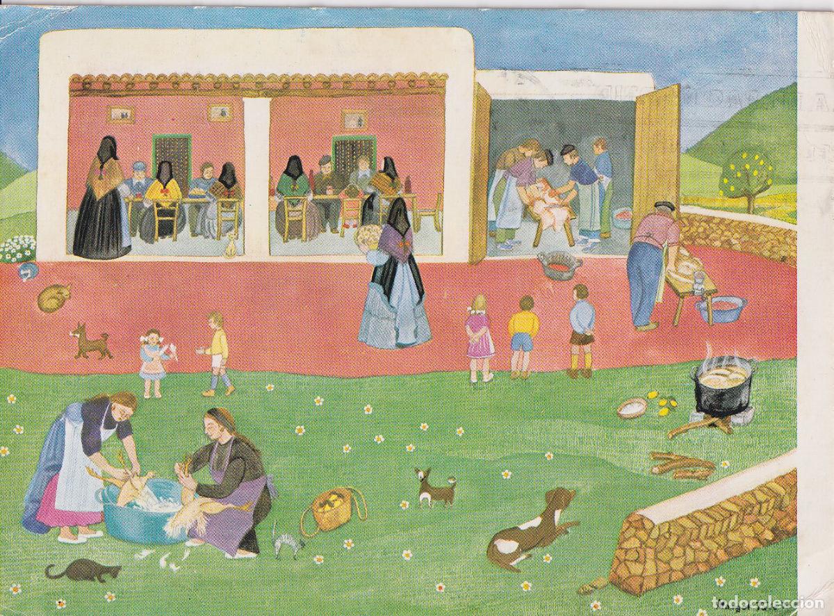 Postales: PINTURA NA&Iuml;F - IBIZA, MATANZA - AUTOR: MARGOT TATE - CIRCULADA