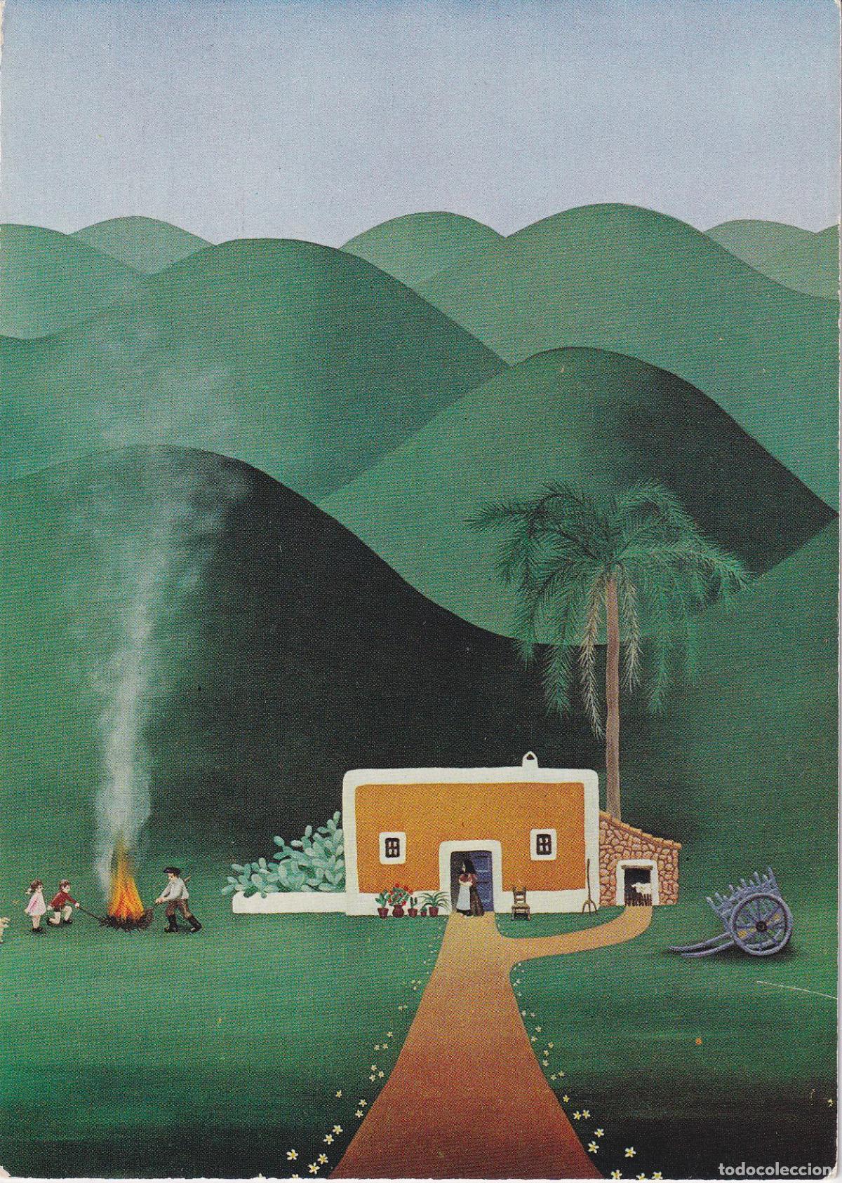 Postales: PINTURA NA&Iuml;F - IBIZA - AUTOR: UTA WOHLFART - EDITA UTA W - CIRCULADA