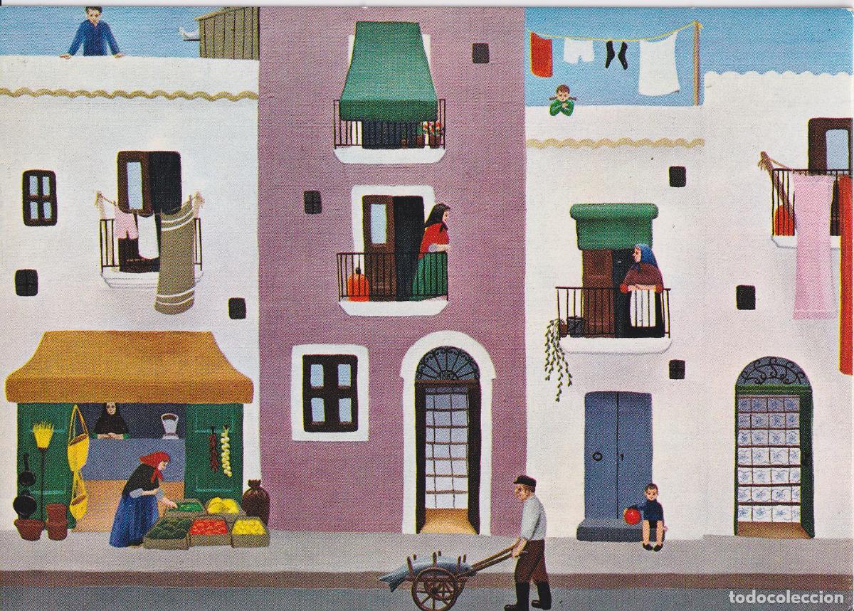 Postales: PINTURA NA&Iuml;F - IBIZA - AUTOR: UTA WOHLFART - EDITA UTA W - S/C