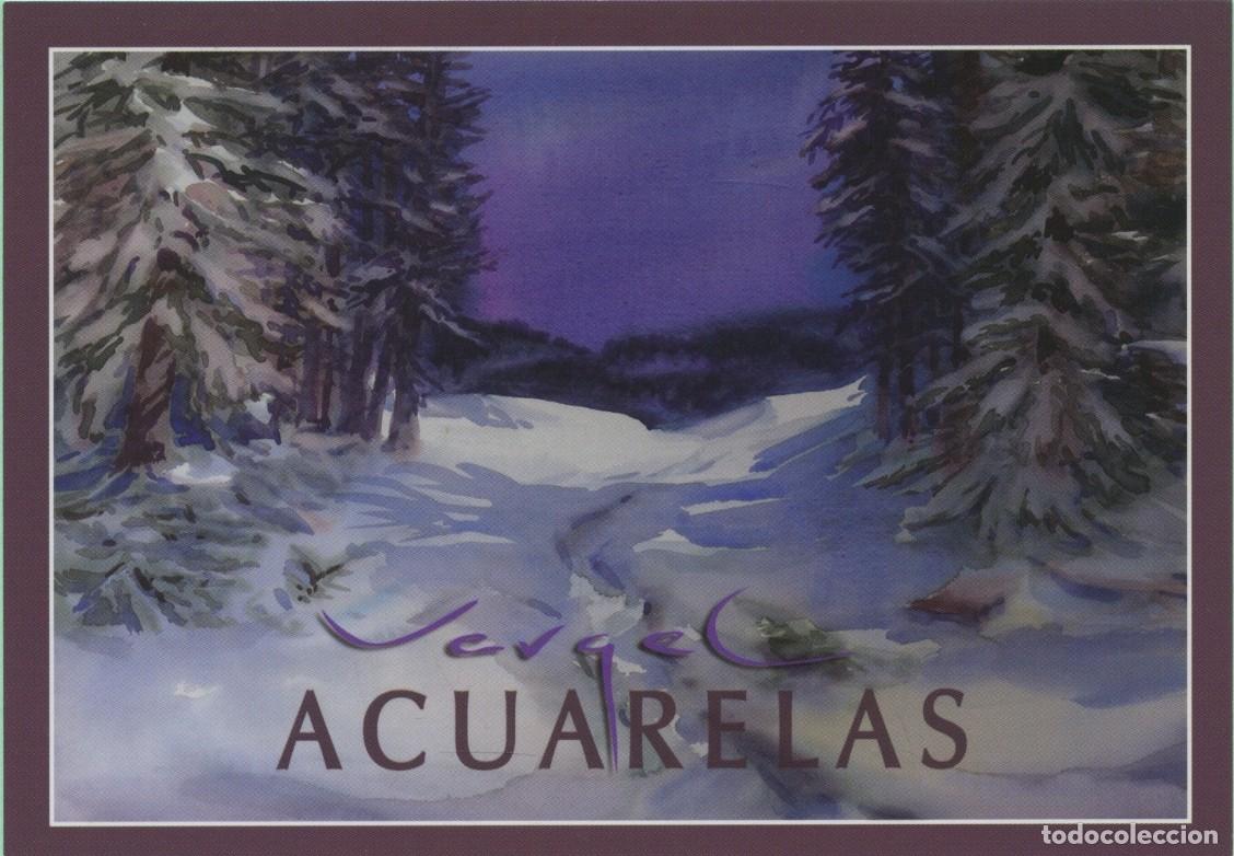 Postales: Postal Exposici&oacute;n acuarelas de Vergel. Del 17 al 28 diciembre 2007. Sala de Exposiciones de UNICAJA