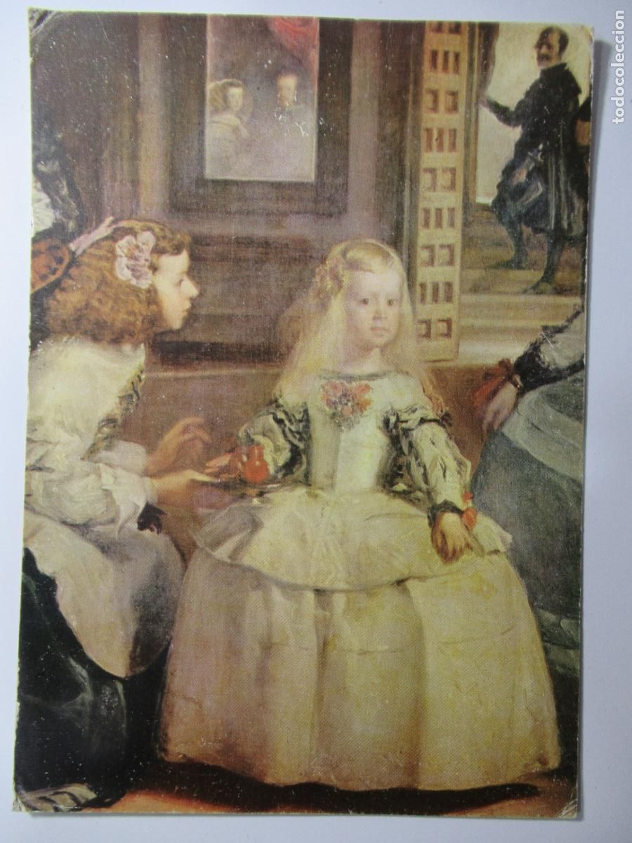 Postales: Vel&aacute;zquez - Las Meninas (Fragmento) - S/C