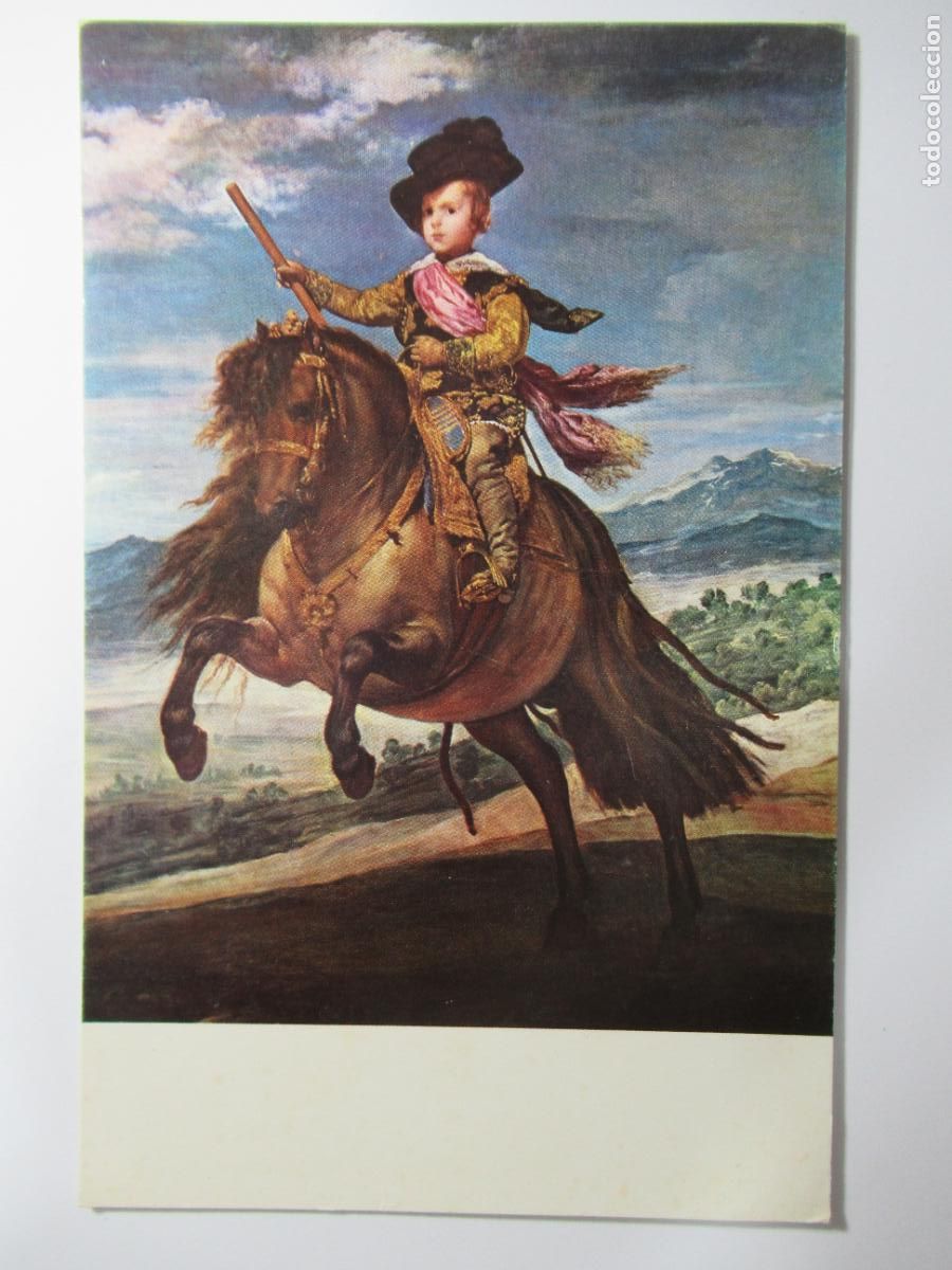 Postales: Vel&aacute;zquez - El Pr&iacute;ncipe Baltasar Carlos - Museo del Prado - S/C
