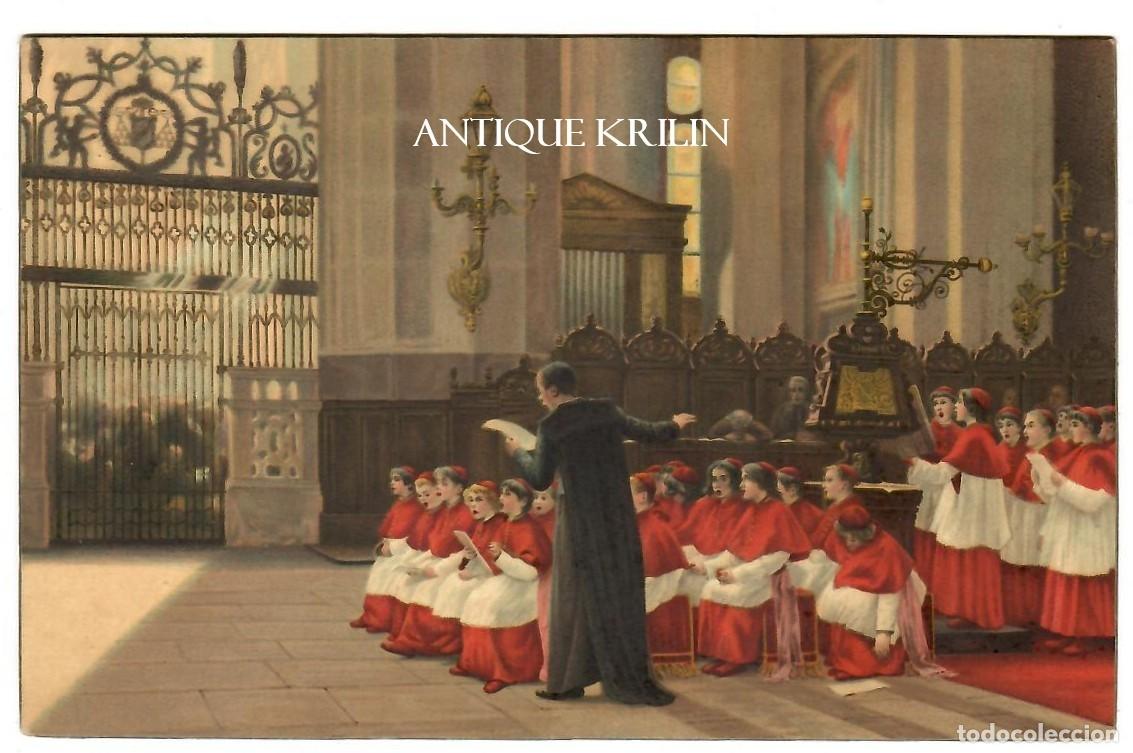 Postales: UNE MAITRISE D'ENFANTS / ALBERT PIERRE DAWANT / EDICION STENGEL & CO. / SIN FRANQUEAR