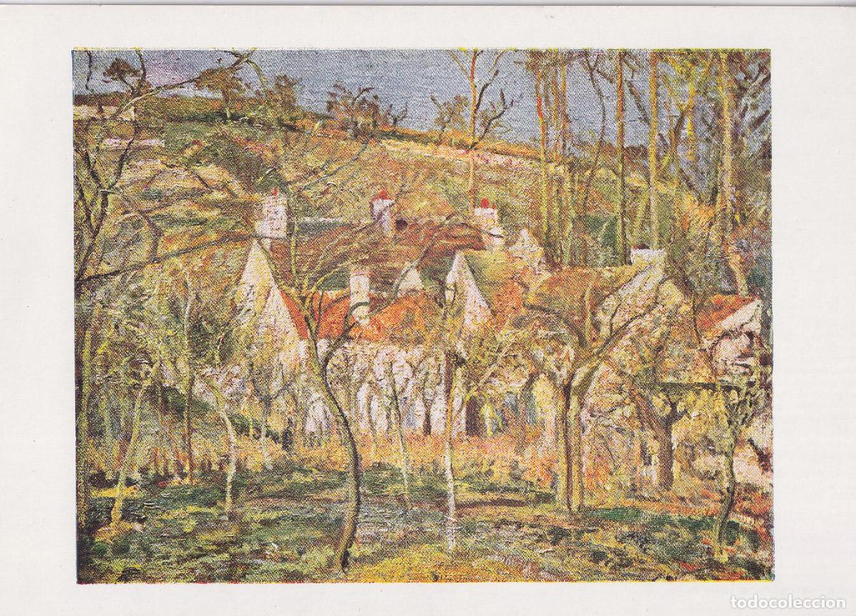 Postales: POSTAL DE LA OBRA DE CAMILLE PISSARRO, LOS TECHOS ROJOS &ndash; ED.NOMIS 1110 &ndash; S/C