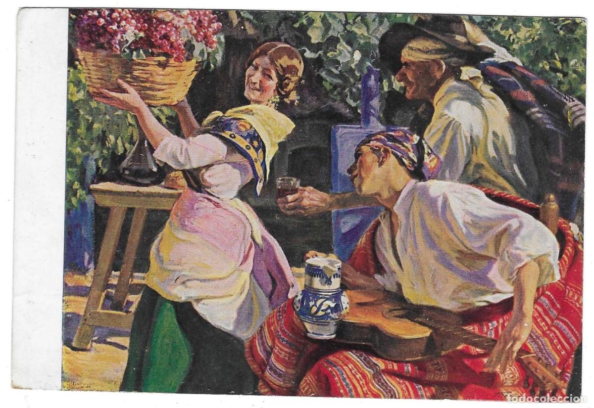 Postales: Postal Pintura. Jos&eacute; Mongrell. Anacre&oacute;ntica. ref. 7-arte255