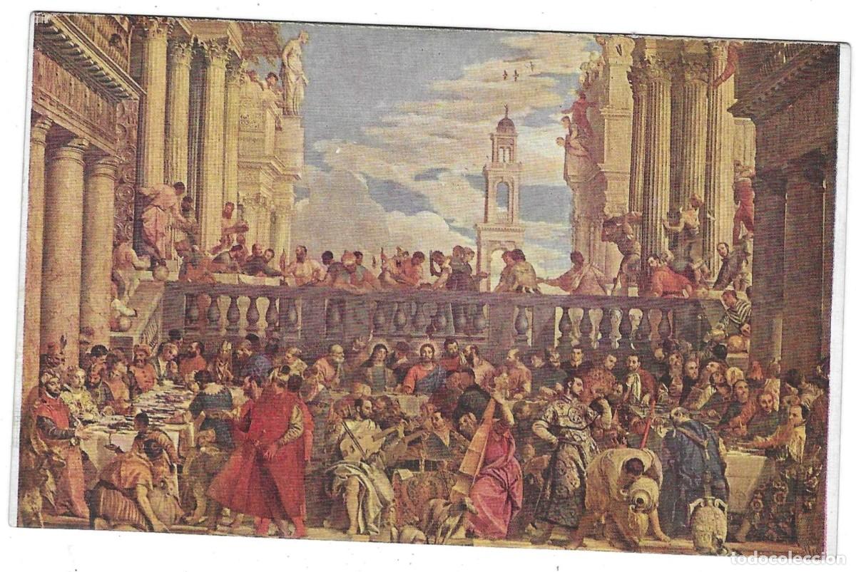 Postales: Postal Pintura. n&ordm; 5443. Paolo Caliari. Las Bodas de Canahan. ref. 7-arte258