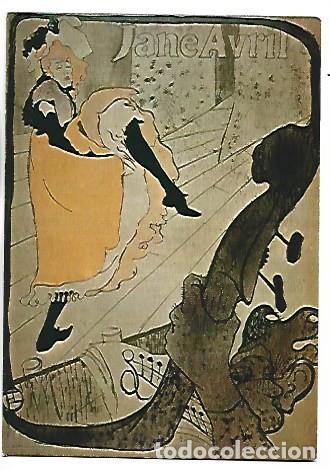 Postales: &rdquo; JANE AVRIL - (affiche) &rdquo;.- (TOULOUSE LAUTREC).- MUSEE D&acute;ALBI / FRANCIA