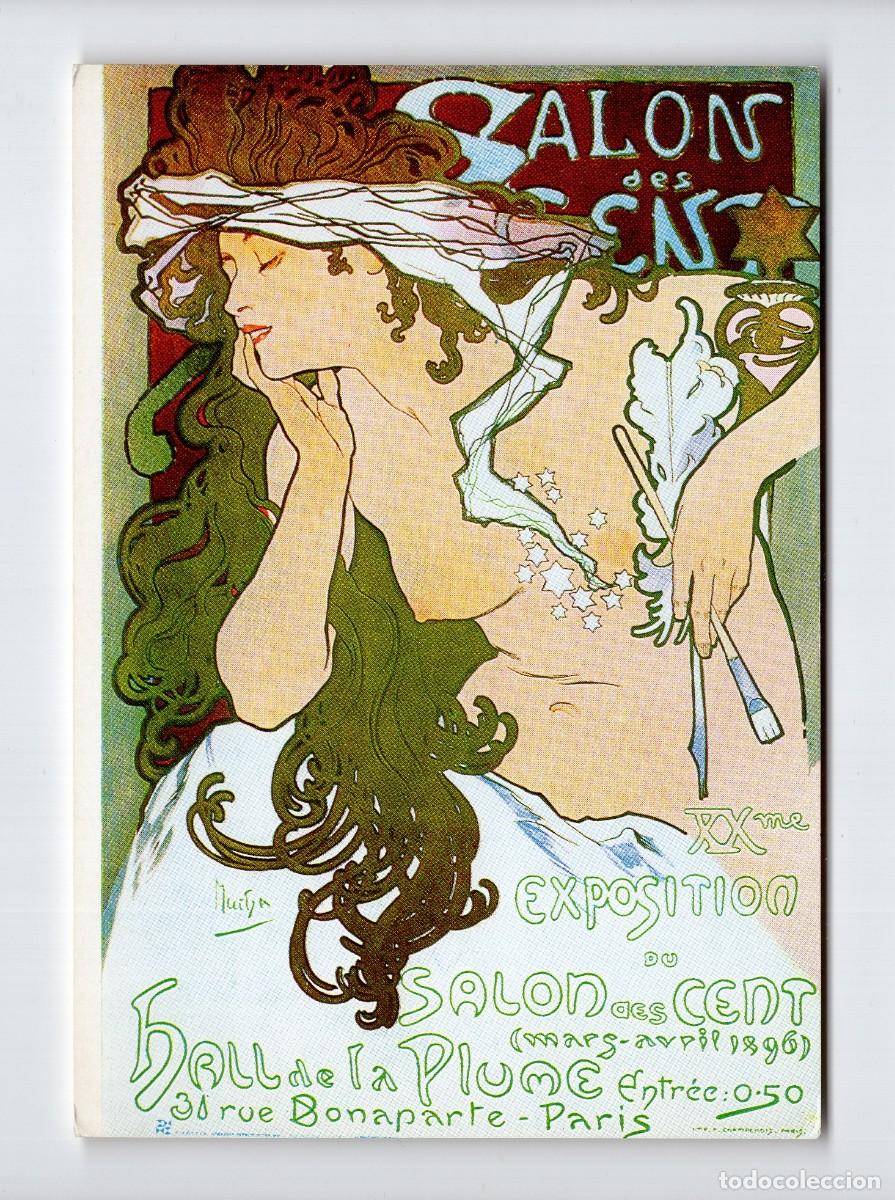 Postales: Alphonse Mucha. Salon des Cent
