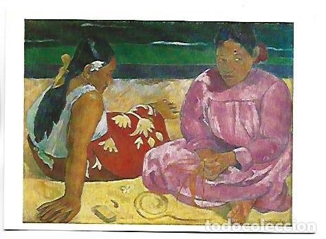 Postales: &rdquo; FEMMES DE TAHITI - WOMEN OF TAHITI &rdquo;.- (PAUL GAUGUIN).- MUSEE DE L&acute;IMPRESSIONNISME, LOUVRE