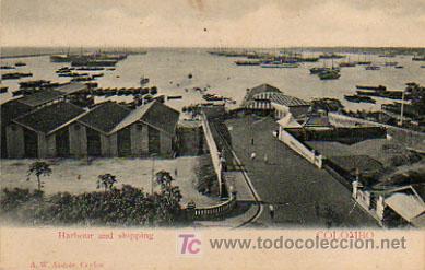 Postales: COLOMBO. HARBOUR AND SHIPPING. - Foto 1