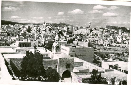 Postales: JERUSALEM, JERUSALEN - VISTA GENERAL (Circulada 1959) - Foto 1