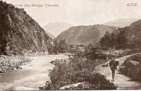 Postales: CHAMBA - VIEW FROM THE BRIDGE - Foto 1