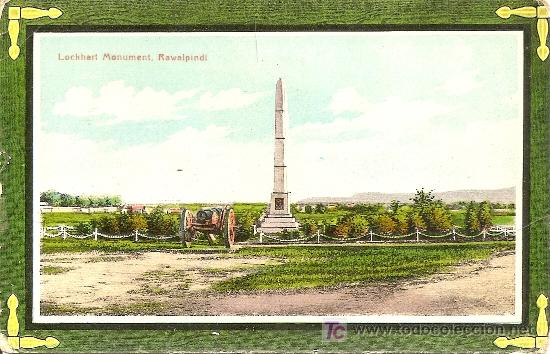 Postales: PAKISTAN - RAWALPINDI - LOCKHART MONUMENT - Foto 1