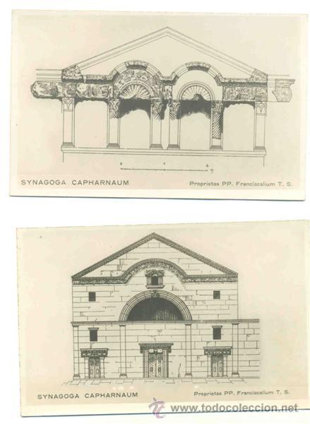 Postales: 2 postales ..  Synagoga Capharnaum - Foto 1