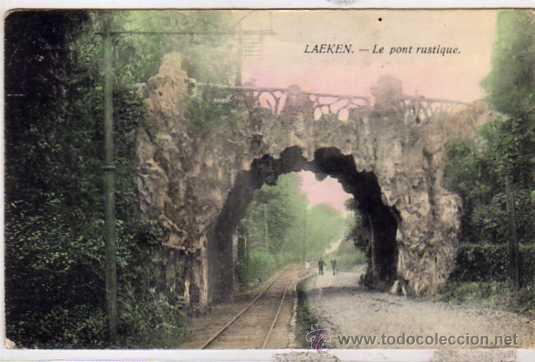 Postales: Laken. puente rustico. Bruselas. - Foto 1