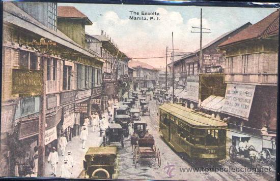 Postales: MANILA (FILIPINAS).- THE ESCOLTA - Foto 1