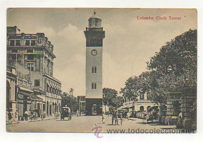 Postales: SRI LANKA. COLOMBO CLOCK TOWER. TORRE DEL RELOJ. - Foto 1