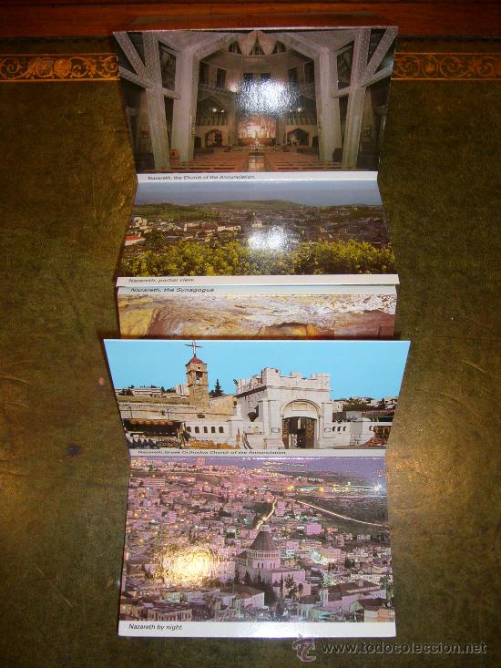 Postales: JUEGO DE DIEZ POSTALES DE NAZARETH - Foto 1