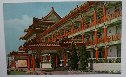 Antigua Postal Fotográfica Chi Lin Pavilion Of The Grand Hotel Taipei Taiwan - 