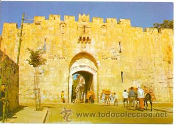 Postales: 7-isra12. Postal Jerusalem. Puerta de St. Etienne - Foto 1